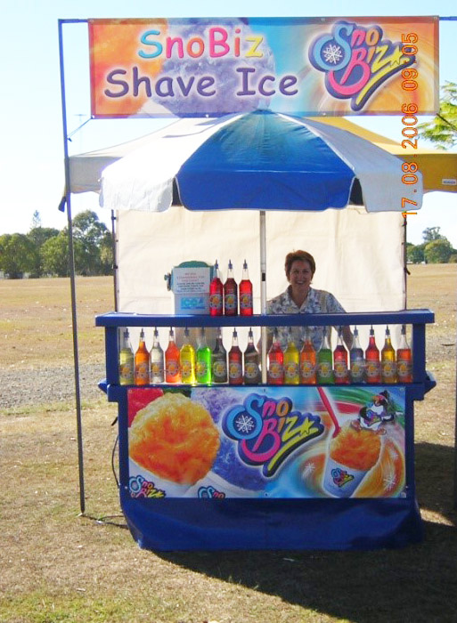 Shaved Ice stand in summer